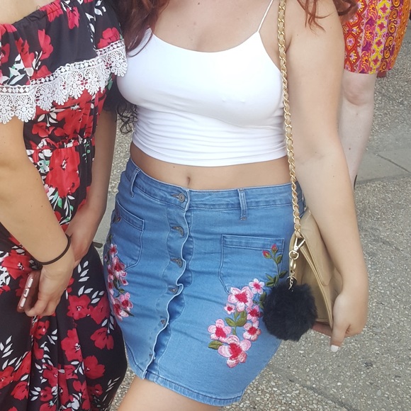 Fashion Nova Dresses & Skirts - Fashion Nova Jean Skirt